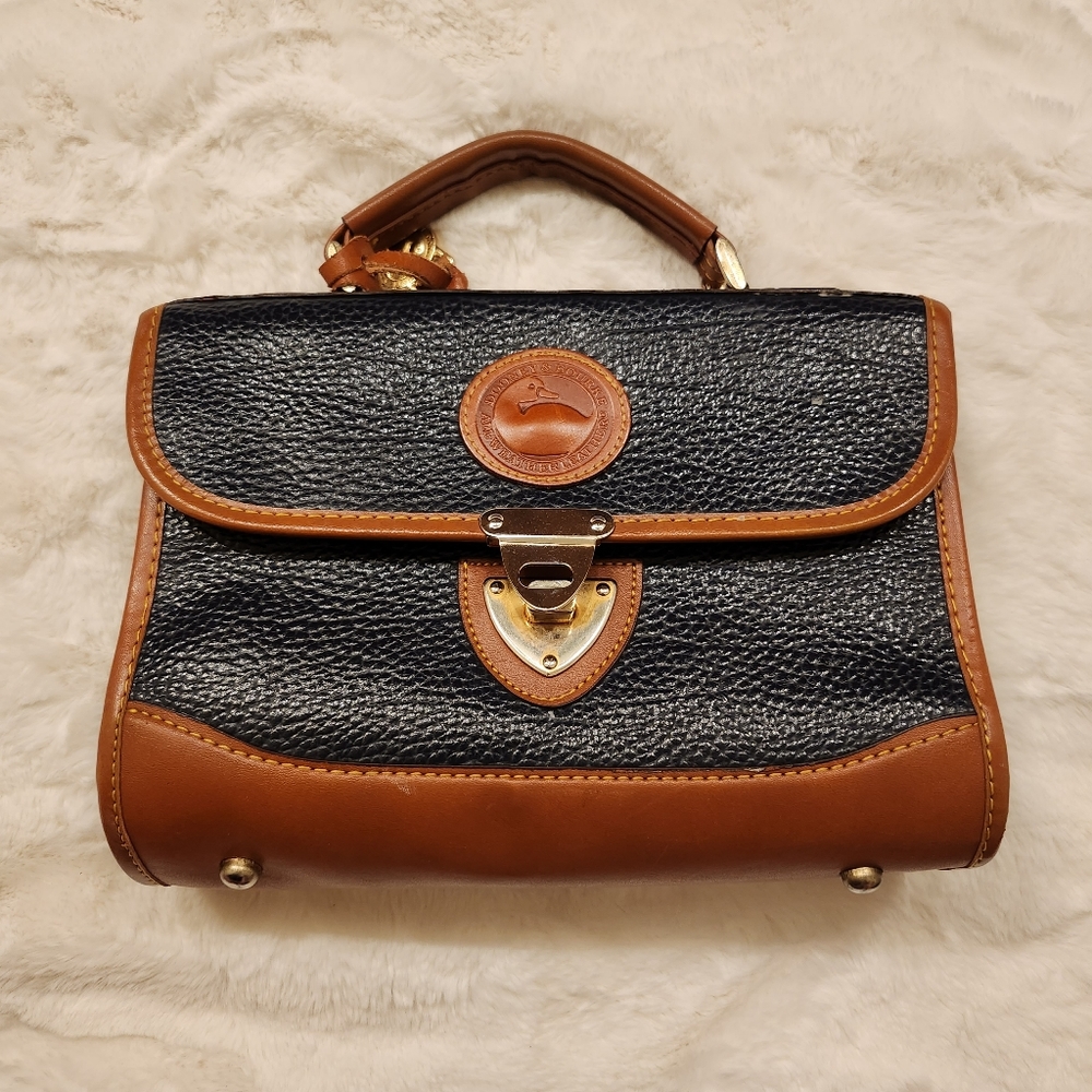 Dooney & Bourke Pebble Leather Satchel Purse